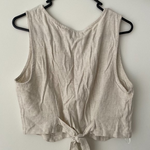 Beige Vest Top - Picture 2 of 3